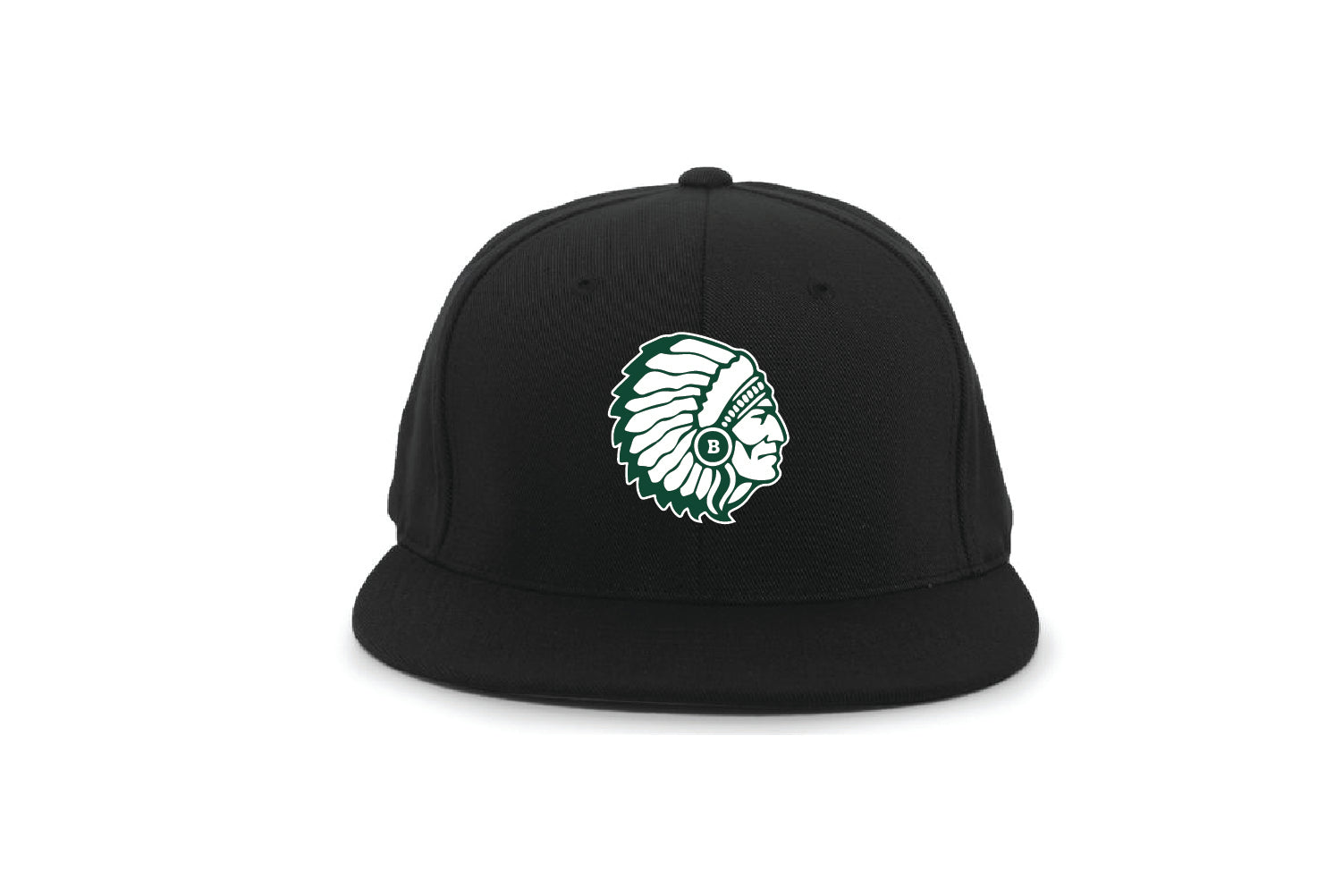 Billerica Wrestling Flexfit Cap - Black
