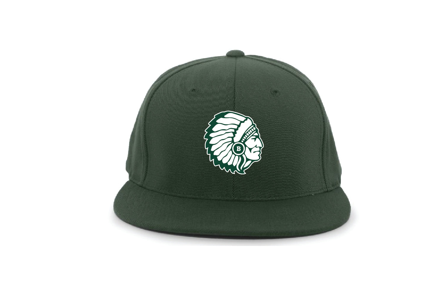 Billerica Wrestling Flexfit Cap - Forest Green