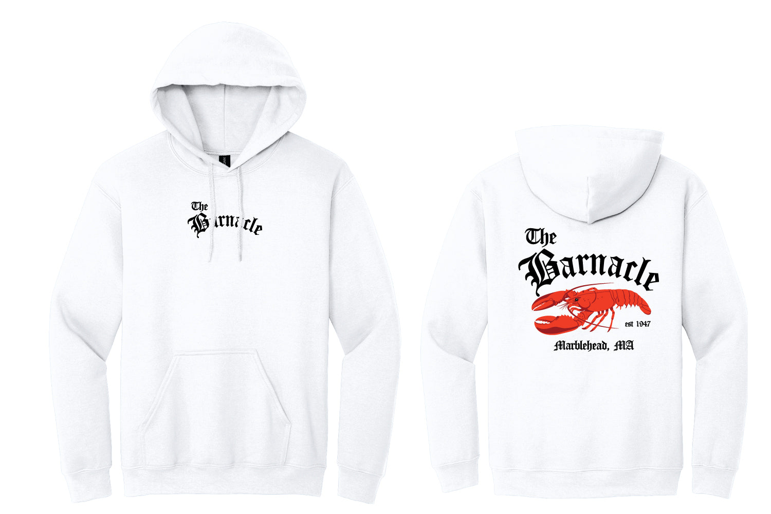 The Barnacle Cotton Hoodie  - White