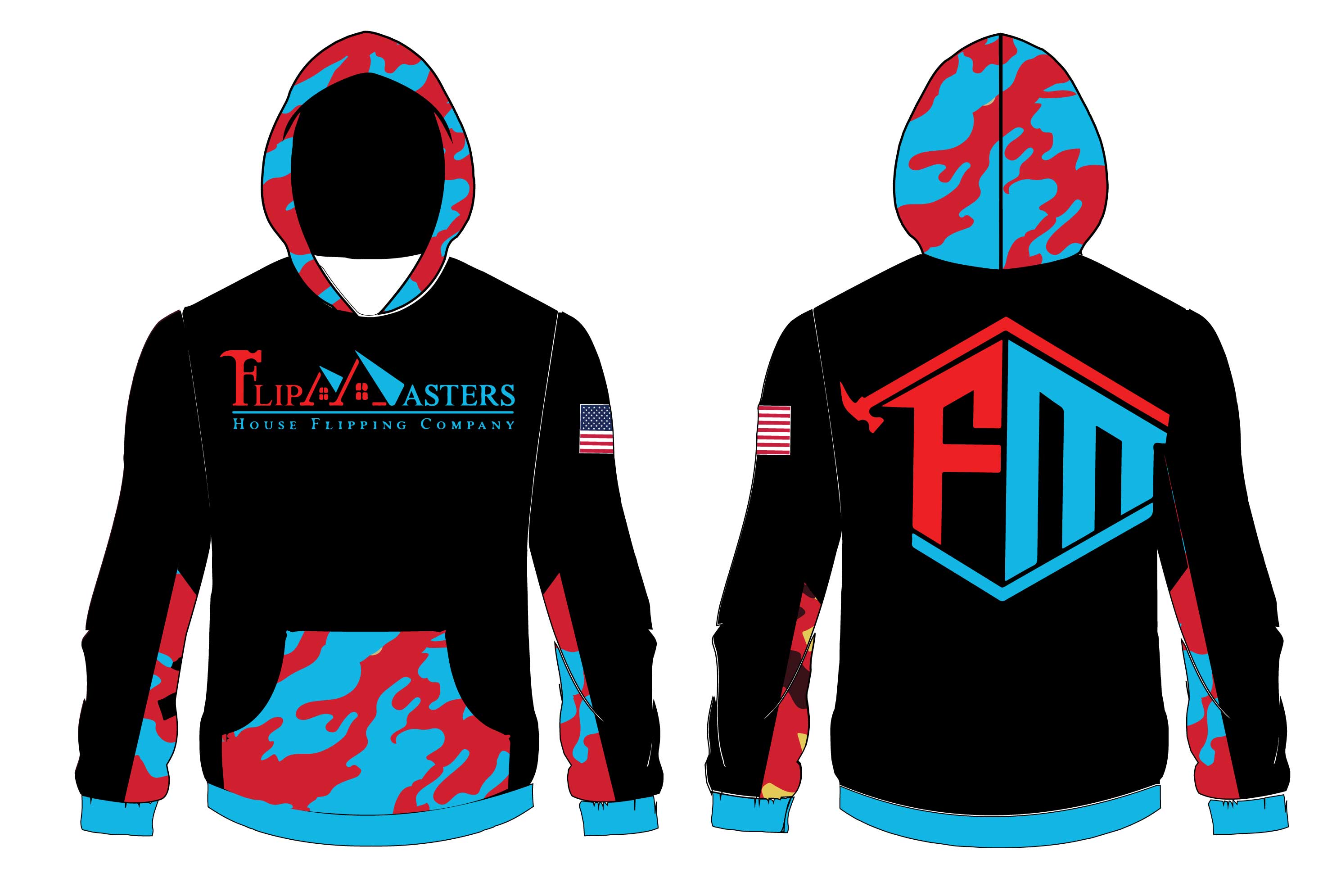 Flip Masters LLC Sublimated Hoodie Design 3