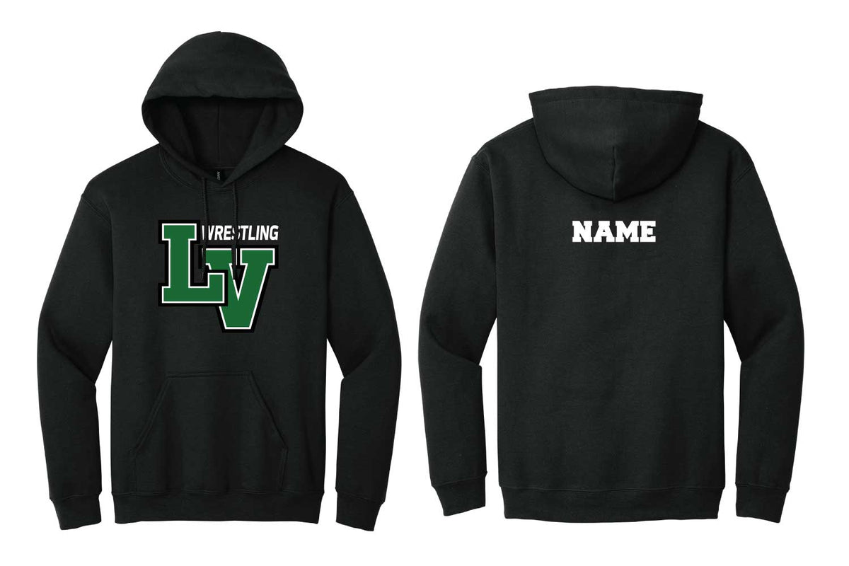 Locust Valley Wrestling Cotton Hoodie - Black