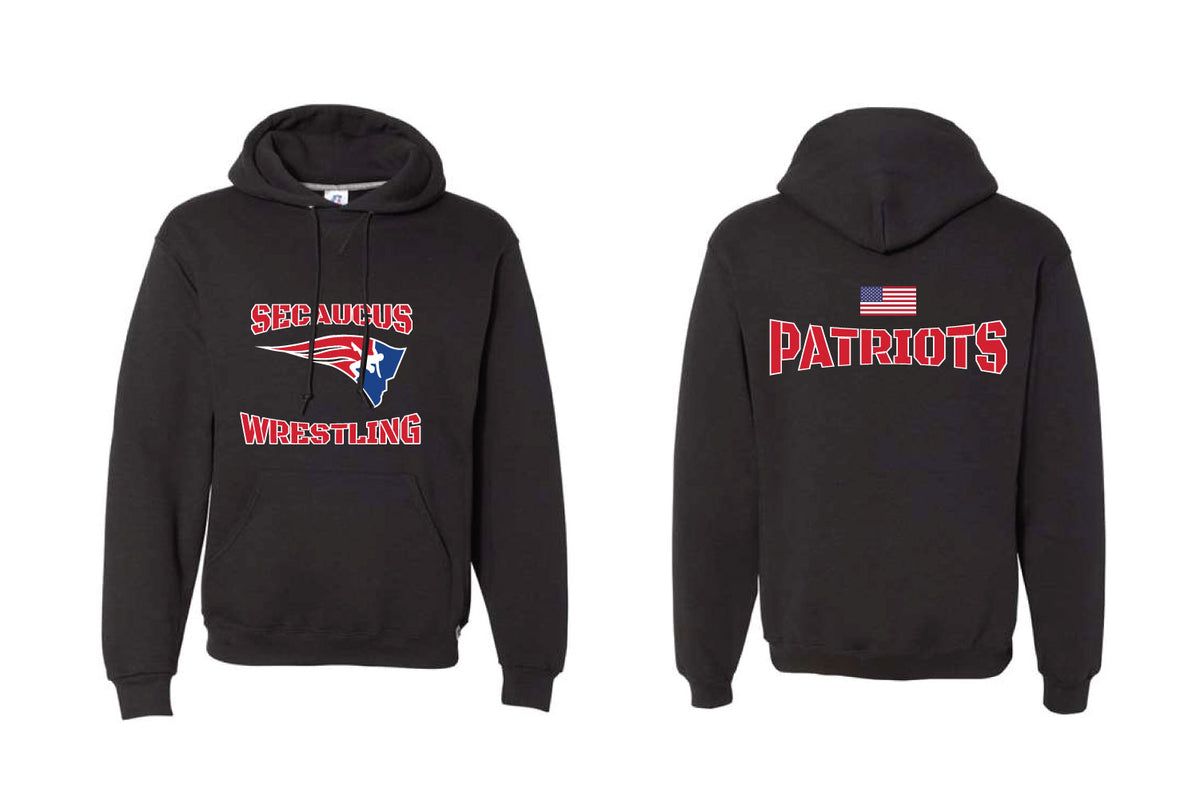 Secaucus Rec Wrestling Cotton Hoodie - Black