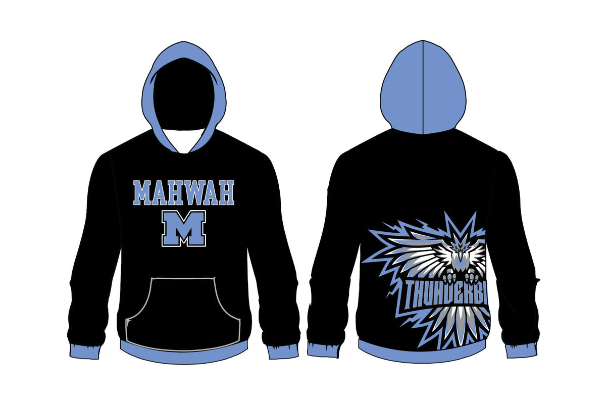Mahwah Thunderbirds Sublimated Hoodie (Black)