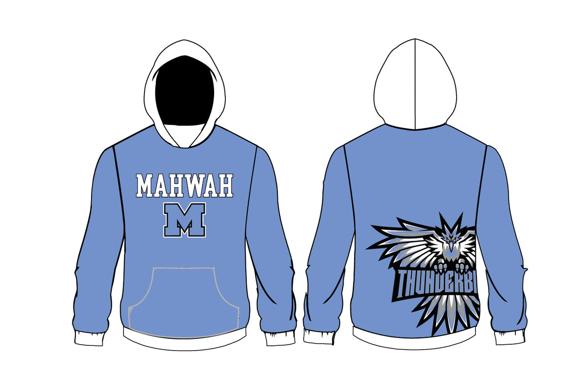 Mahwah Thunderbirds Sublimated Hoodie (Carolina)