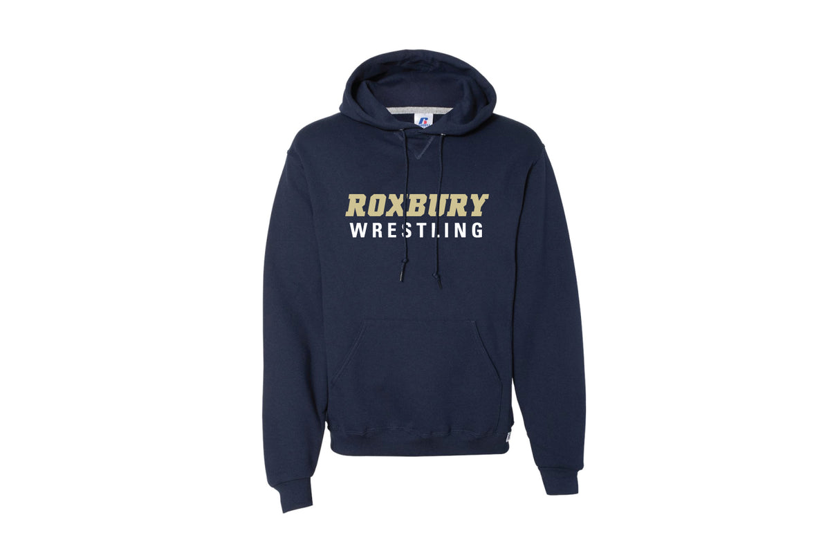 Roxbury Wrestling Cotton Hoodie - Navy