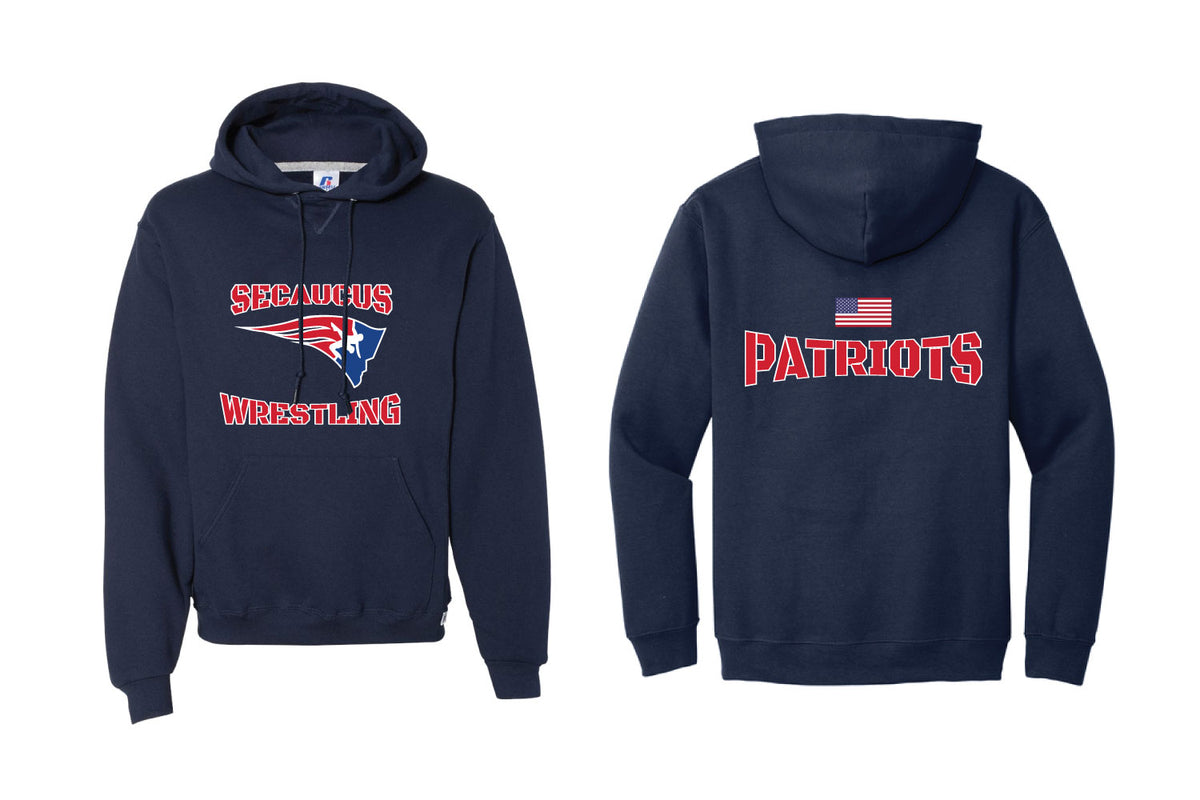 Secaucus Rec Wrestling Cotton Hoodie - Navy