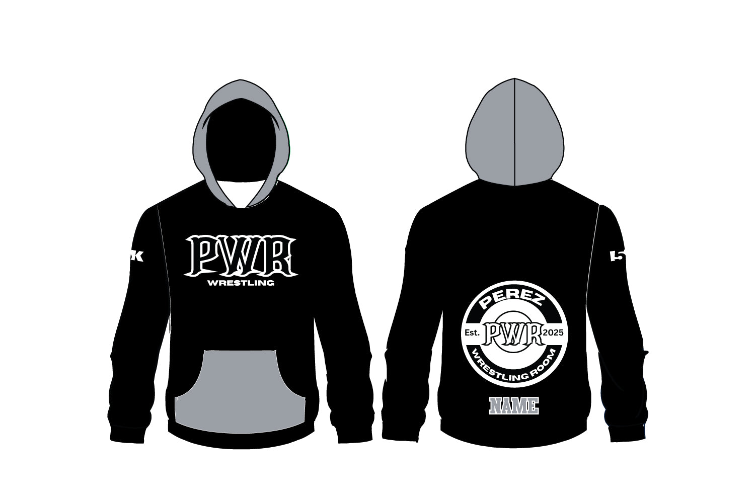 PWR Wrestling Club Sublimated Hoodie