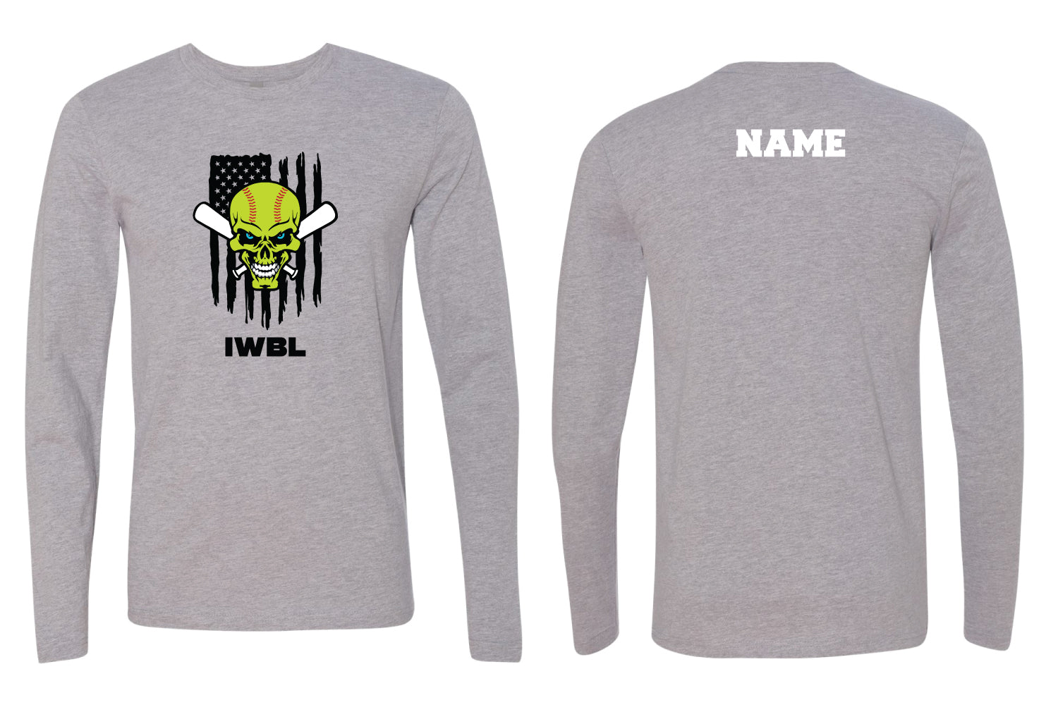 Independence Rec IWBL Cotton Long Sleeve Shirt - Grey