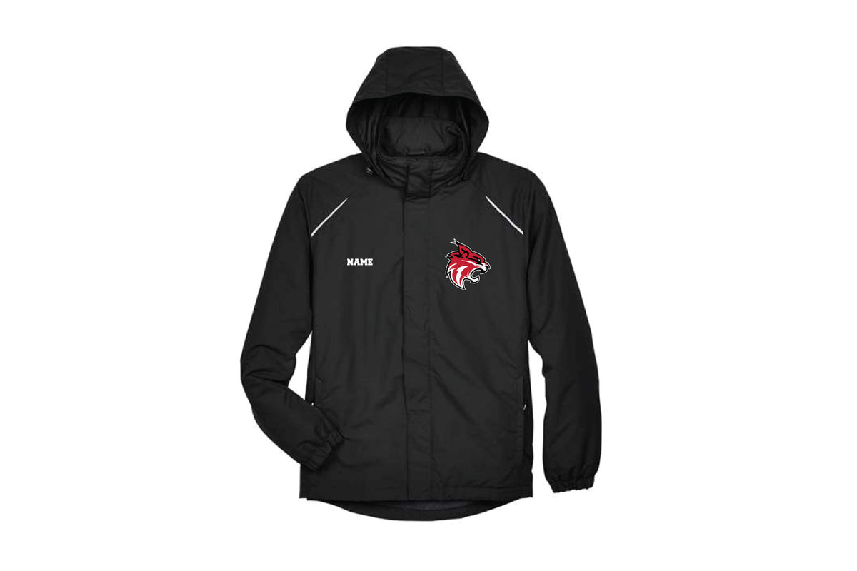 SW Wildcats Wrestling Men's All-Season Hooded Jacket - Black