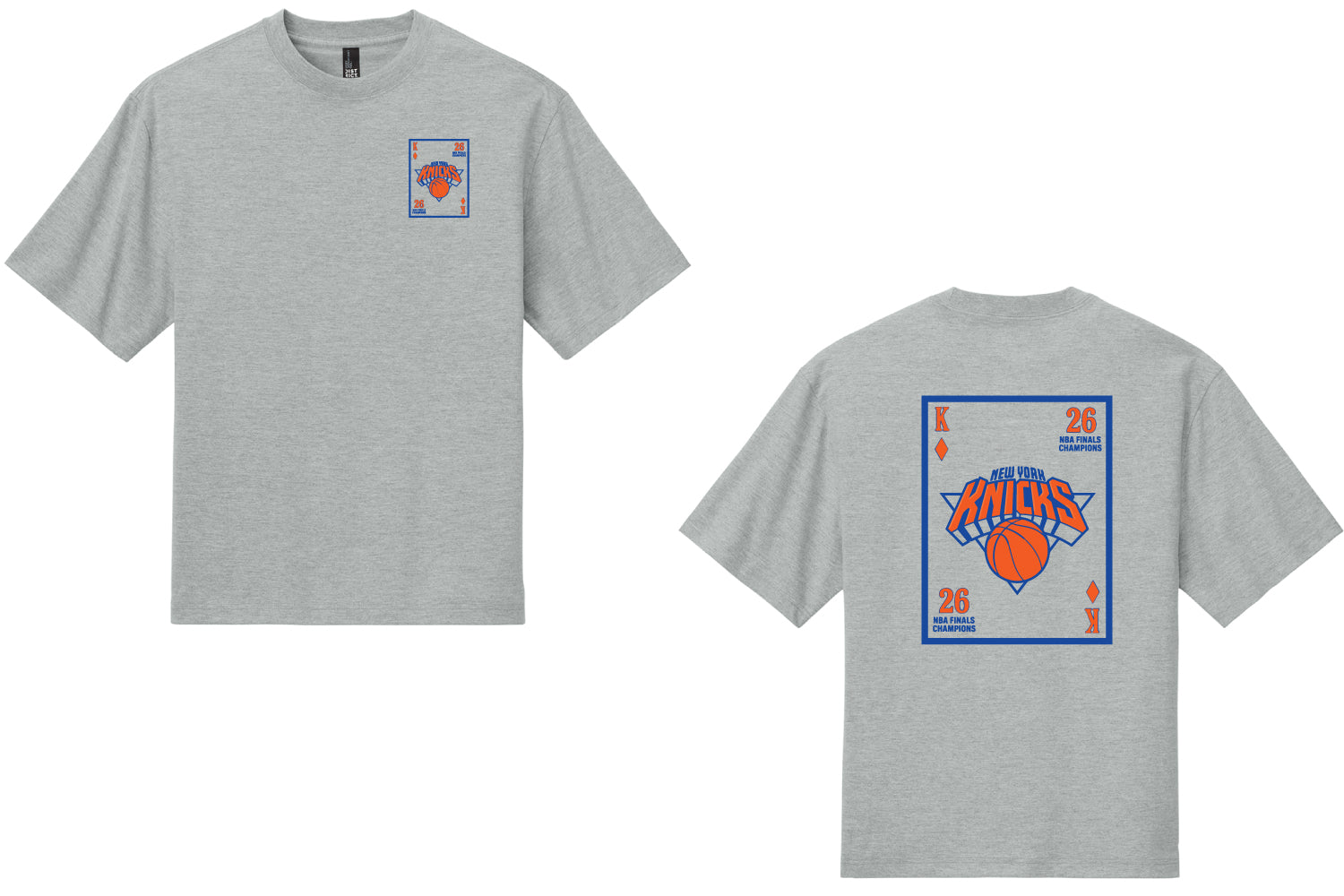 Knicks Finals Heavyweight Tee - Grey