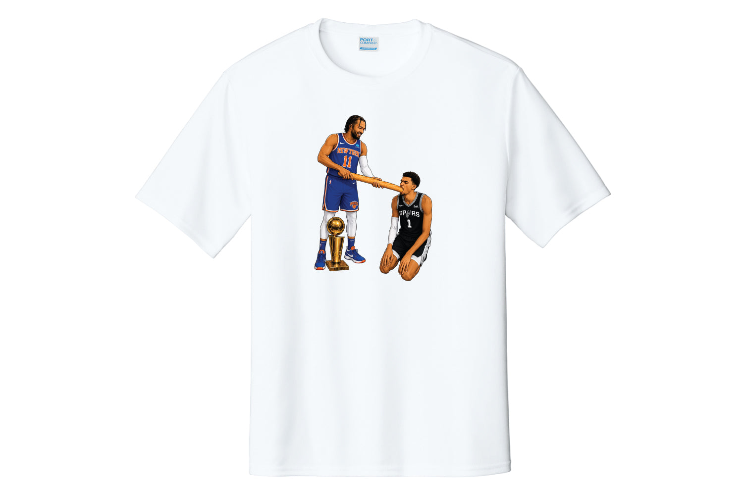 Knicks French Baguette - White Tee