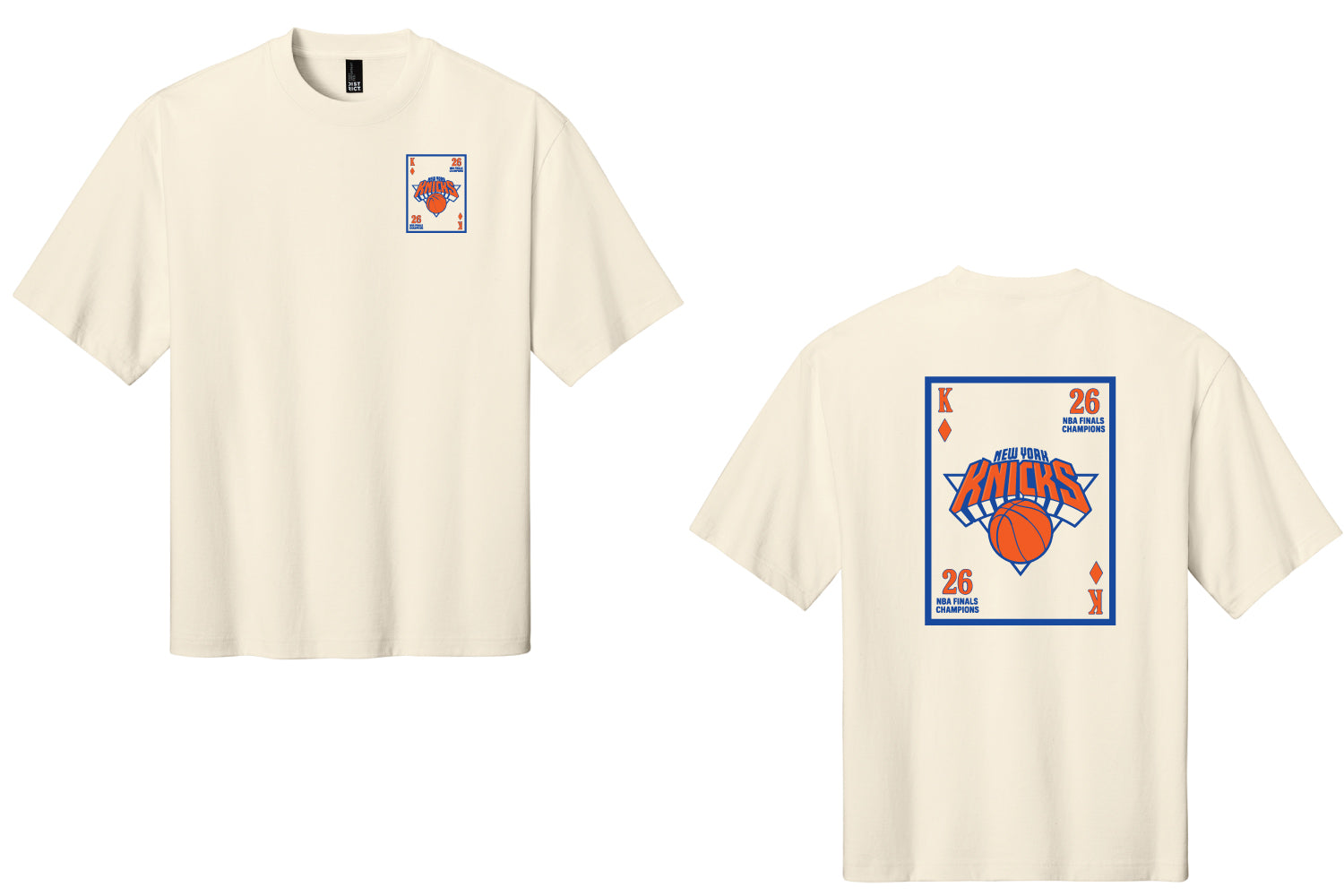 Knicks Finals Heavyweight Tee - Griege