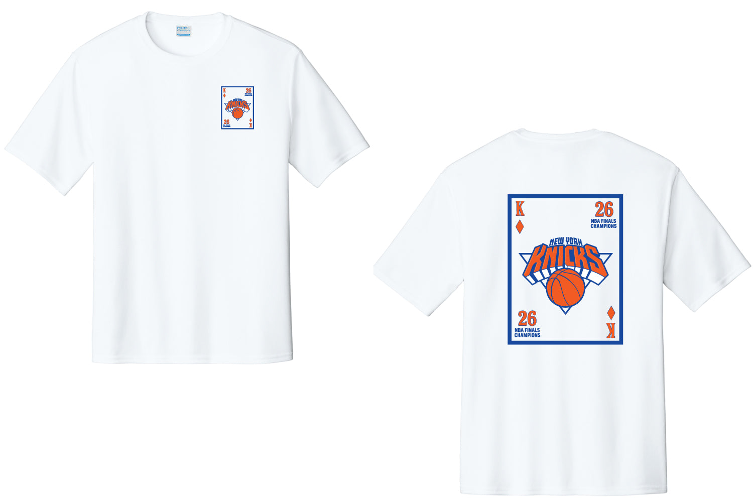 Knicks Finals - White Tee