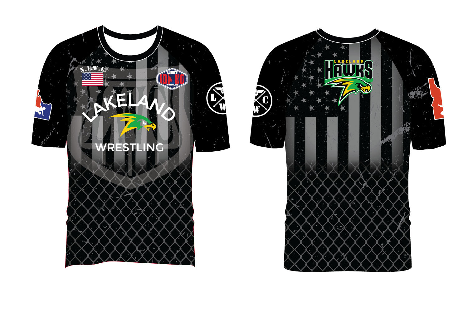 Lakeland Wrestling Sublimated "Monster" Fight Shirt
