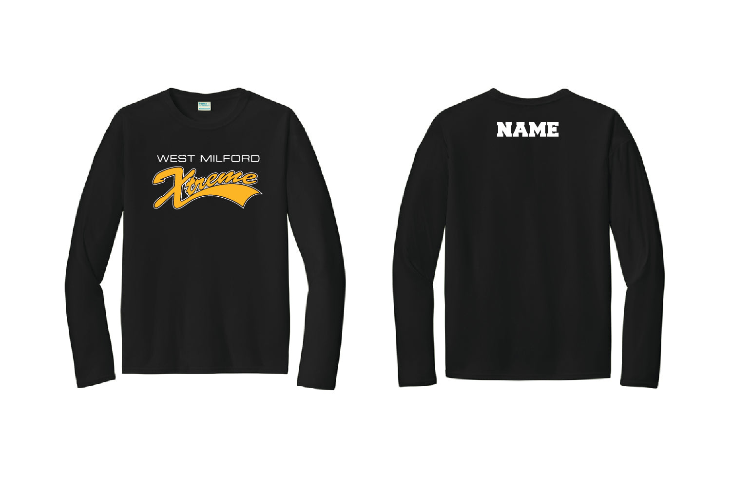 WM Xtreme Softball Dryfit Long Sleeve Shirt - Black