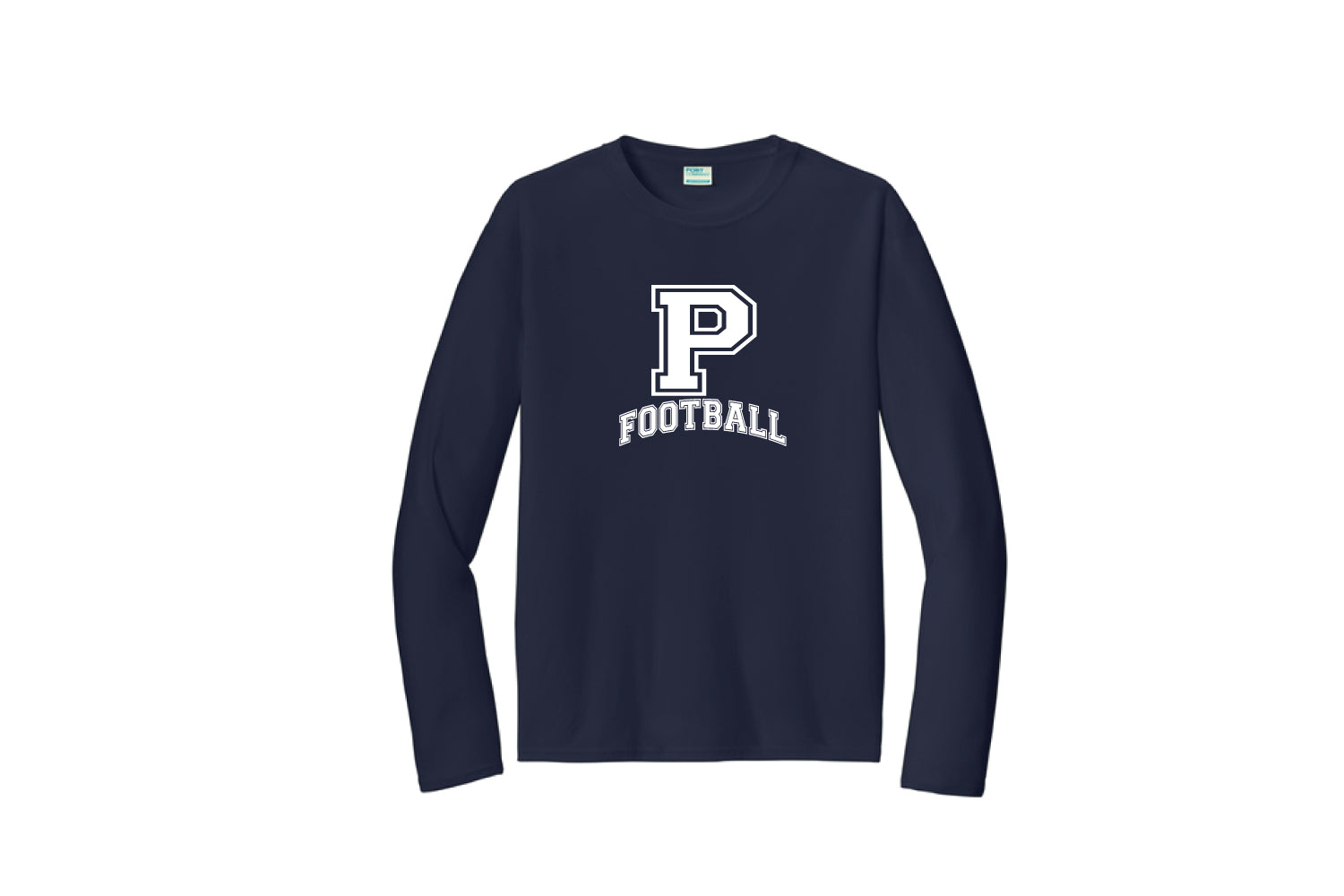 Paramus Football Dryfit Long Sleeve Shirt - Navy