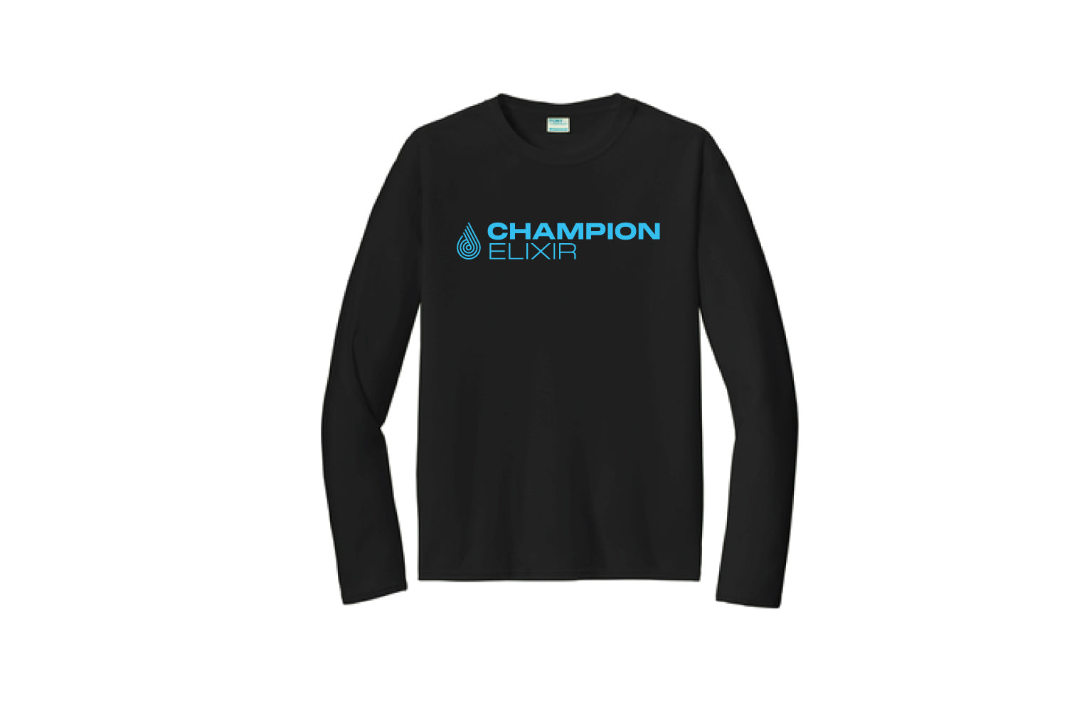 Champion Elixir Dryfit Long Sleeve Tee - Black