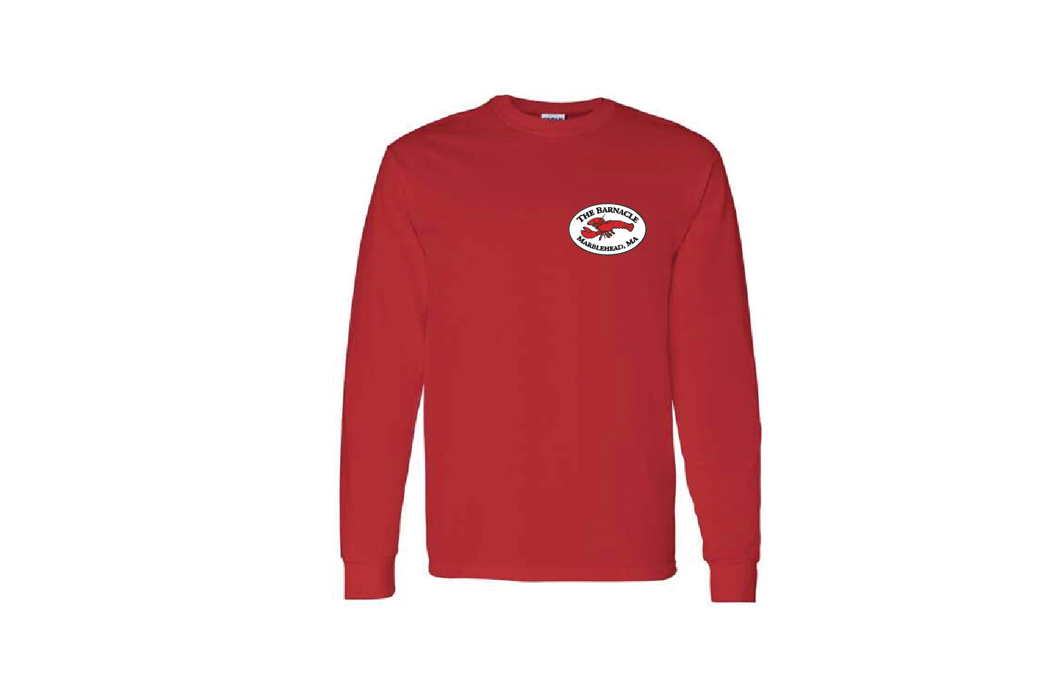 The Barnacle Cotton Long Sleeve Shirt - Red