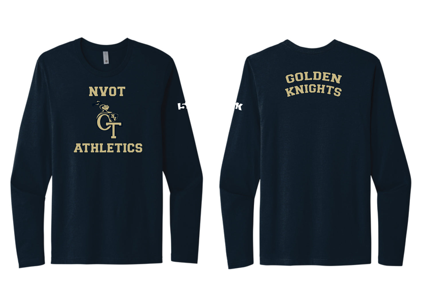 NVOT Athletics Cotton Long Sleeve Shirt - Navy