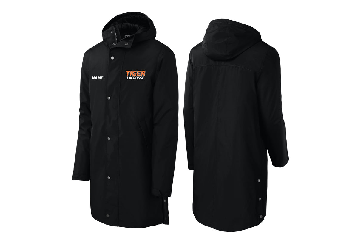 Tiger Lacrosse Waterproof Insulated Sideline Parka - Black