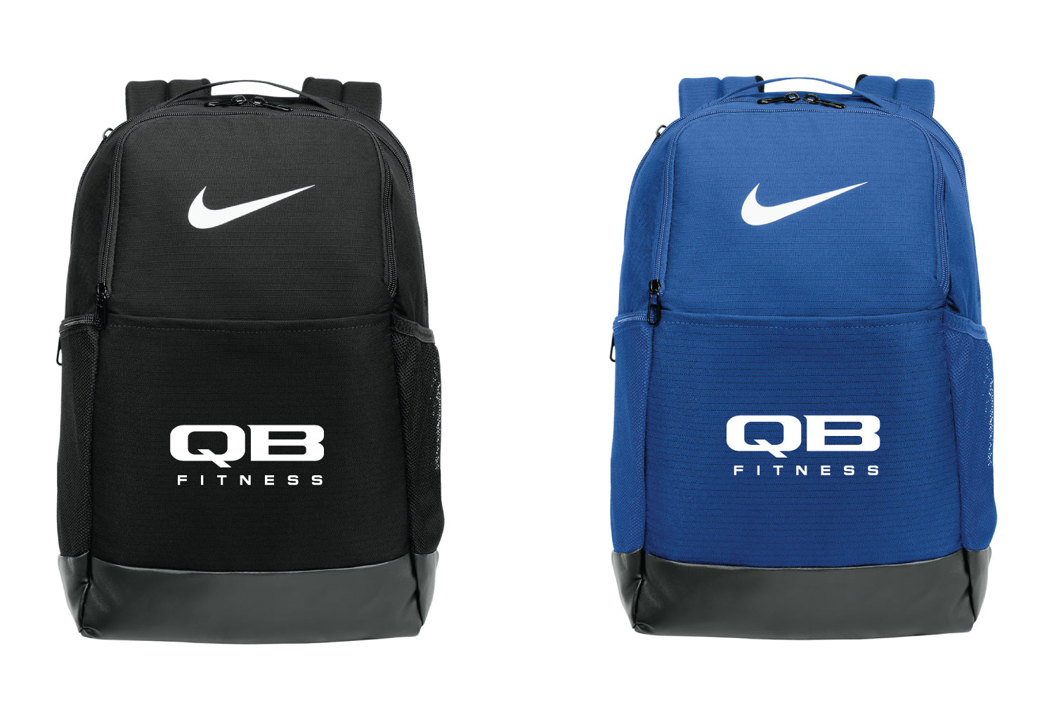 QB Fitness Nike Backpack - Black/Royal (Embroidered Logo)