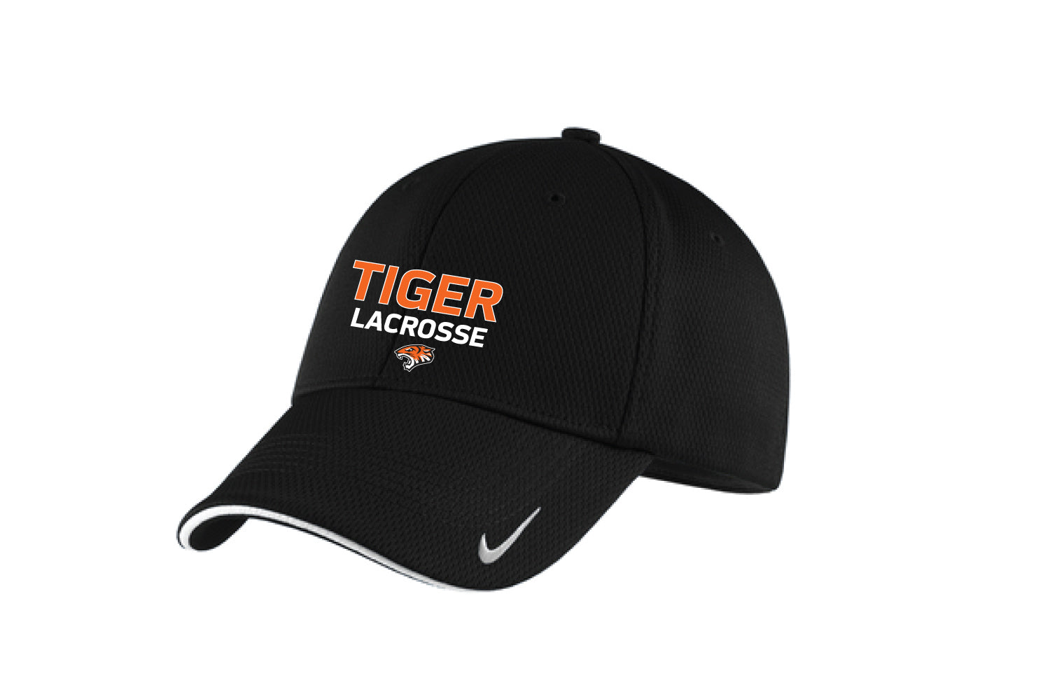 Tiger Lacrosse Nike Dri-FIT Stretch Cap - Black