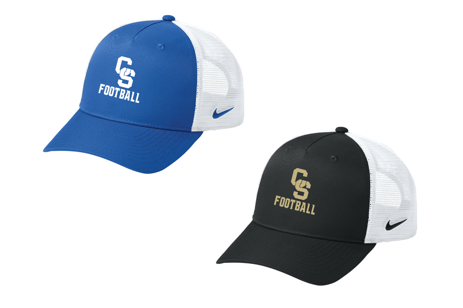 CT State Football Nike Cap - Royal or Black