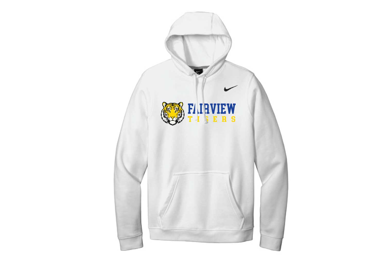 Fairview Public Schools Nike Fleece Hoodie - White