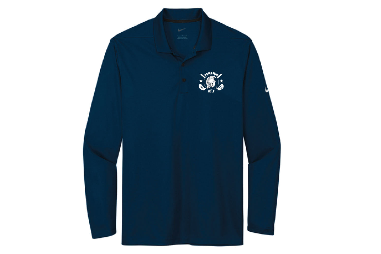 Men's Paramus Golf Nike Long Dry-Fit Polo - Navy