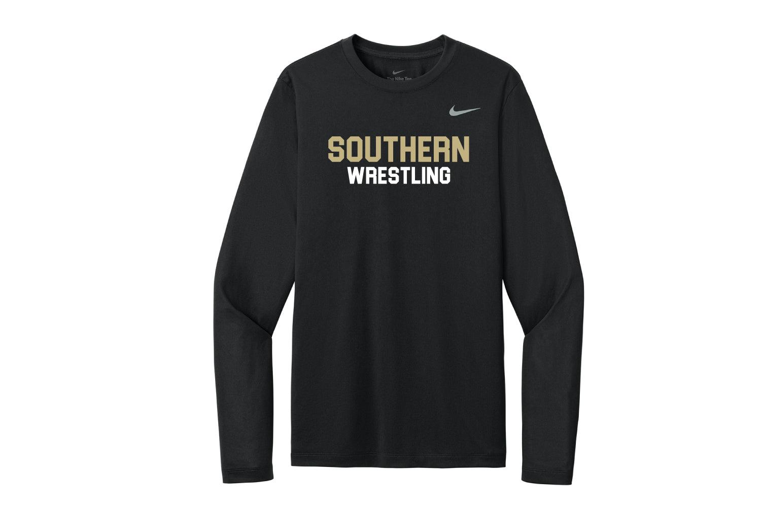 Southern Rams Wrestling Nike Dryfit LS Shirt - Black