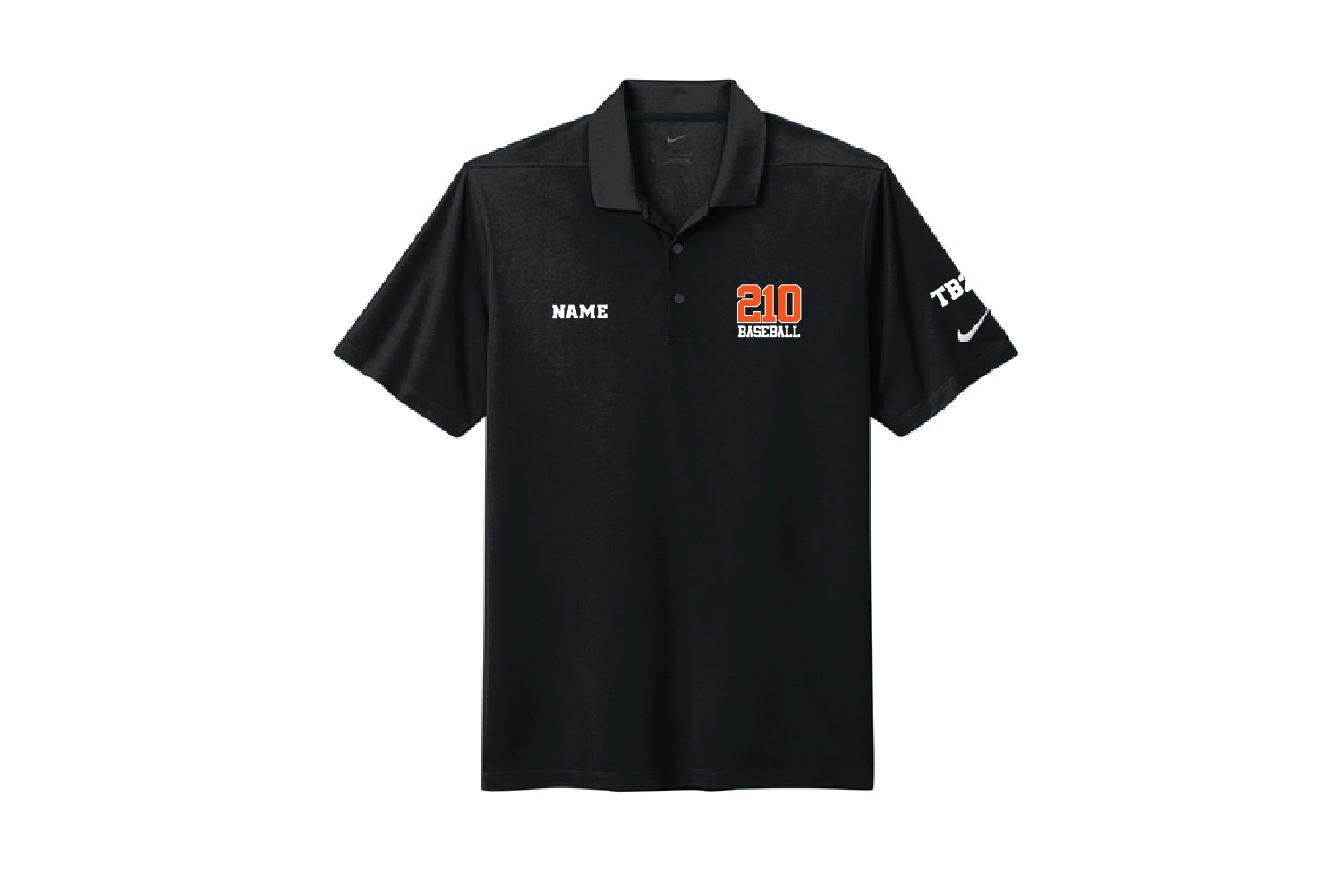 210 Baseball Nike Polo Shirt - Black