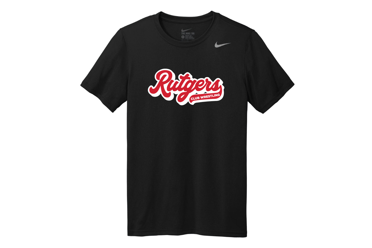 Rutgers Club Wrestling Dri-FIT T-Shirt - Black