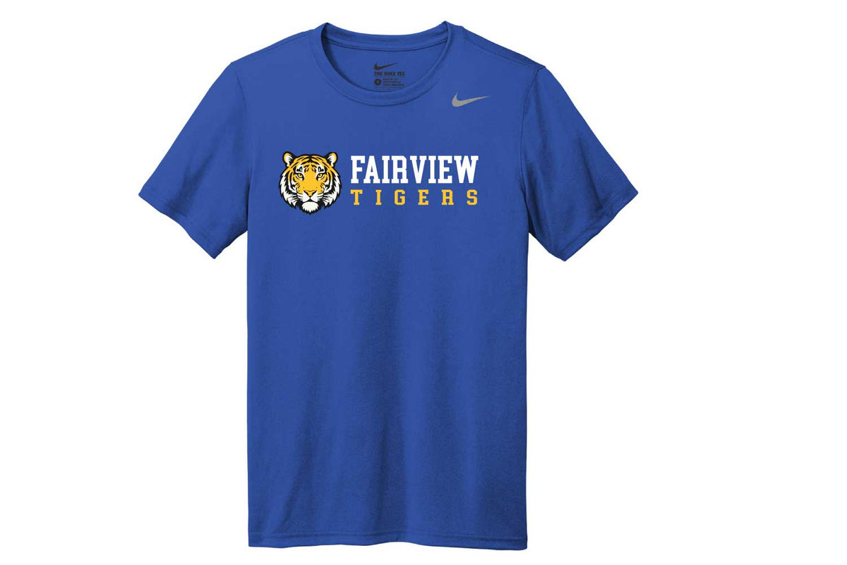 Fairview Public Schools Nike Dryfit Tee Design 2- Royal