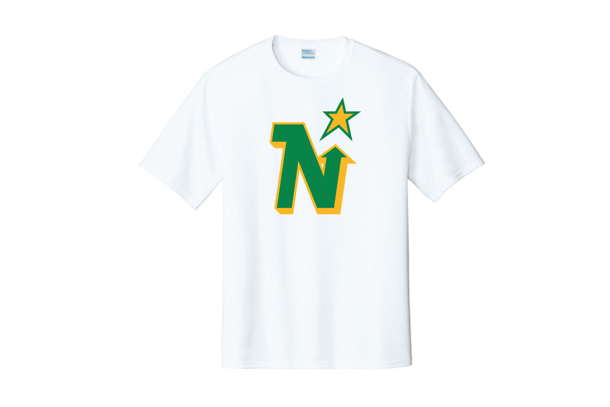 North Stars Hockey Dryfit Tee - White