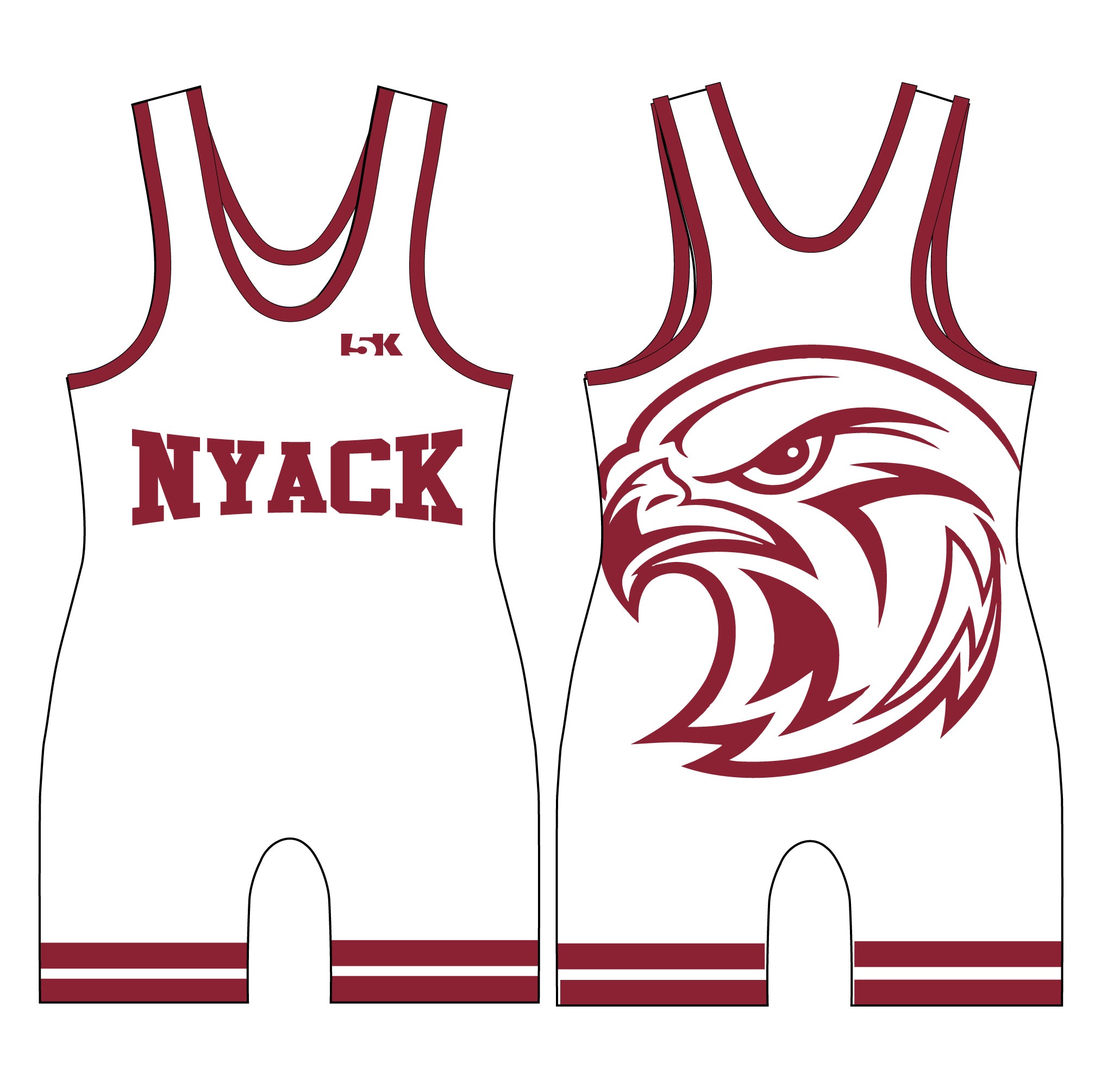 Nyack Wrestling Sublimated Men's "Finals" Singlet