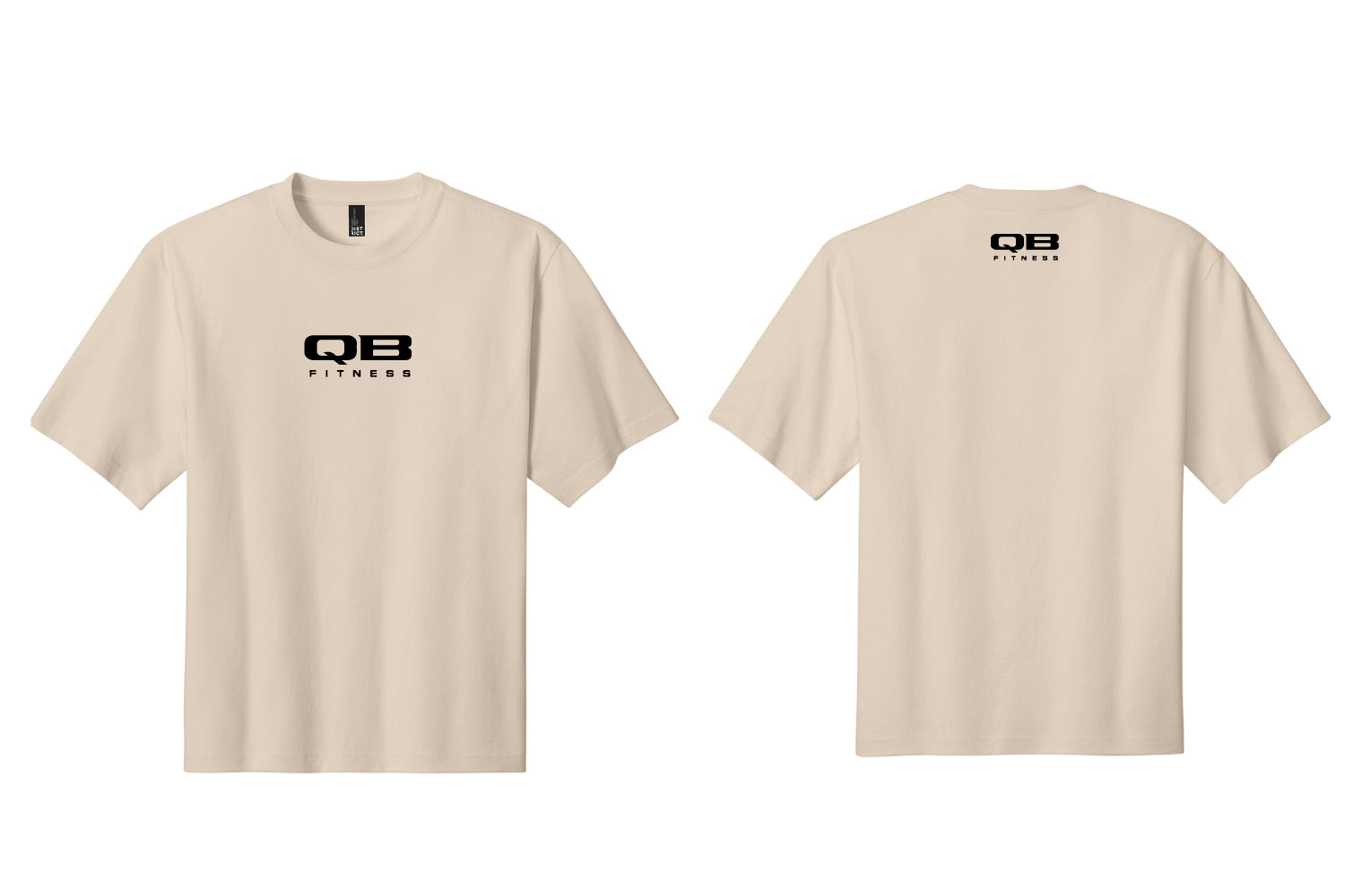 QB Fitness Oversized T-Shirt - Chai