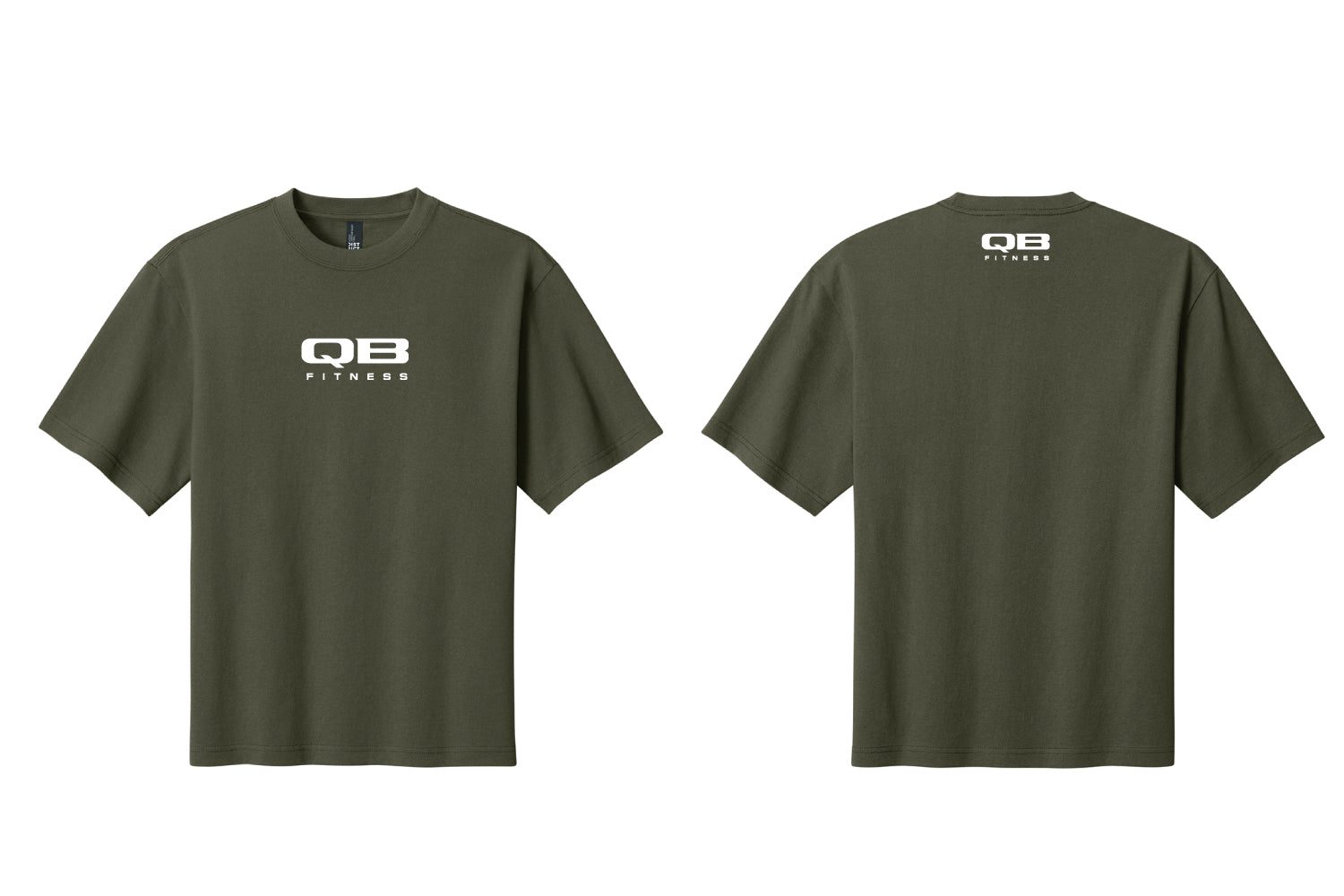 QB Fitness Oversized T-Shirt - Olive