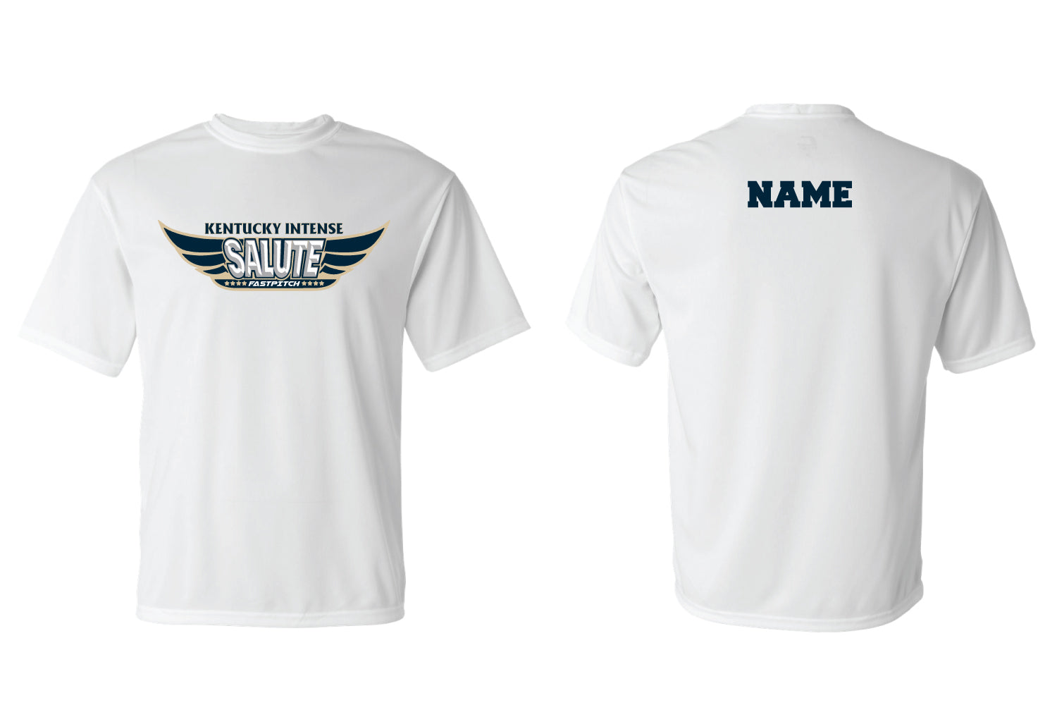Kentucky Intense Softball Dryfit Performance Tee - White
