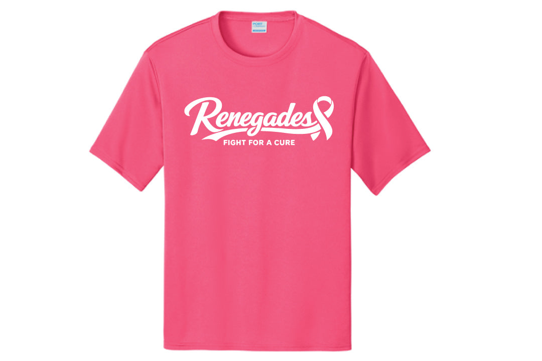 Tri-Town Renegades Dryfit Tee (Breast Cancer Awareness) - Pink
