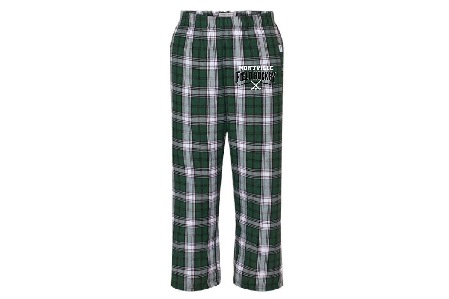 Montville Field Hockey Pajama Pants - Green/White