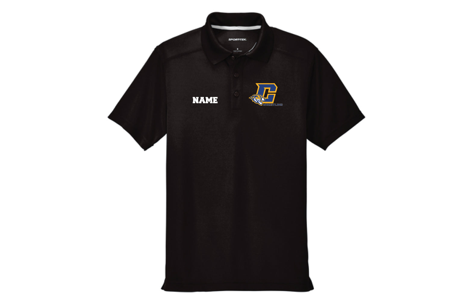 Central Wrestling Polo - Black