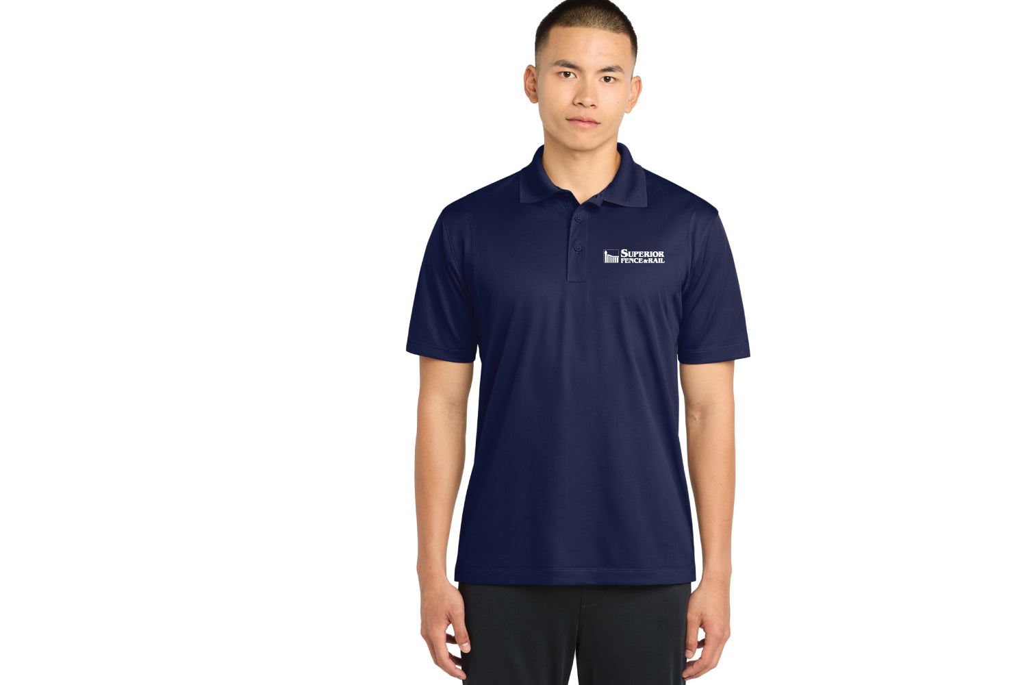 Superior Fence & Rail Moisture-Wicking Polo - Navy