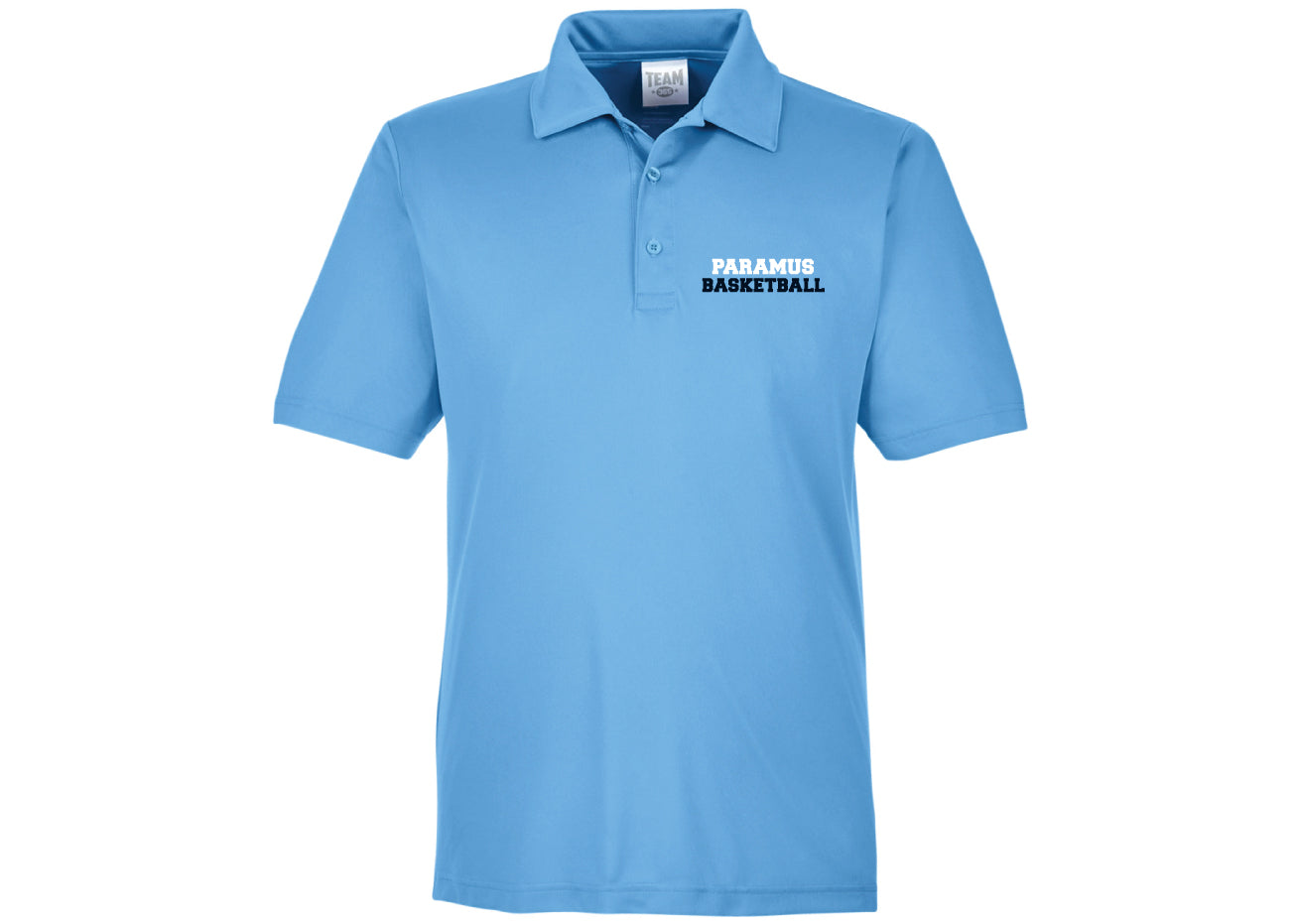 Paramus Basketball Polo - Carolina Blue (Design 1)