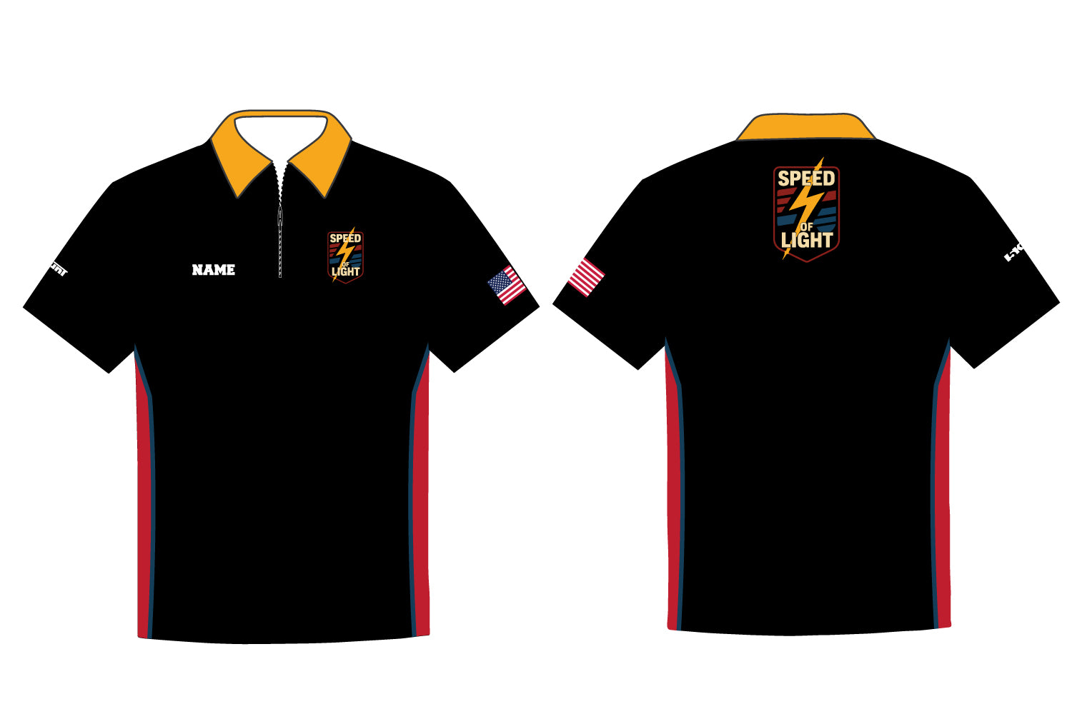 Speed of Light Sublimated Polo Shirt