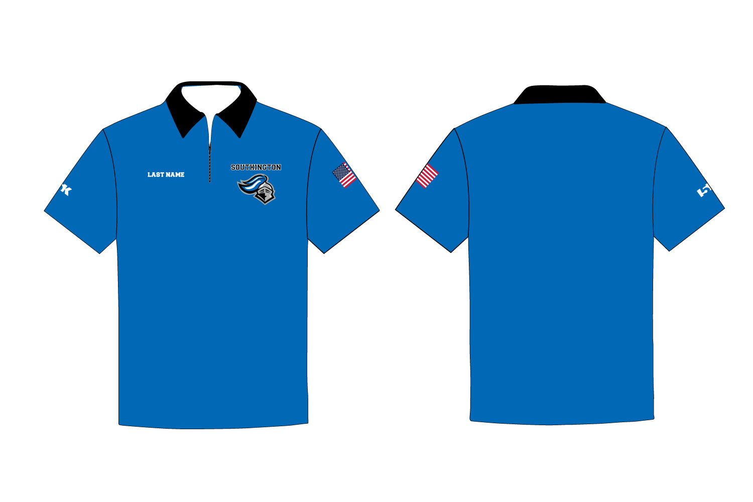 Southington Wrestling Sublimated Polo Shirt