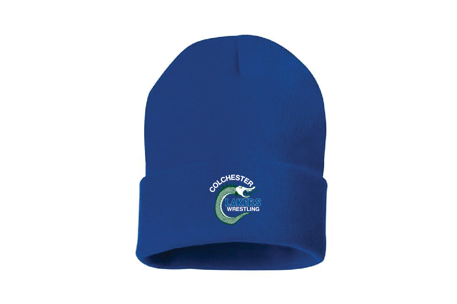 Lakers Wrestling Beanie Hat - Royal