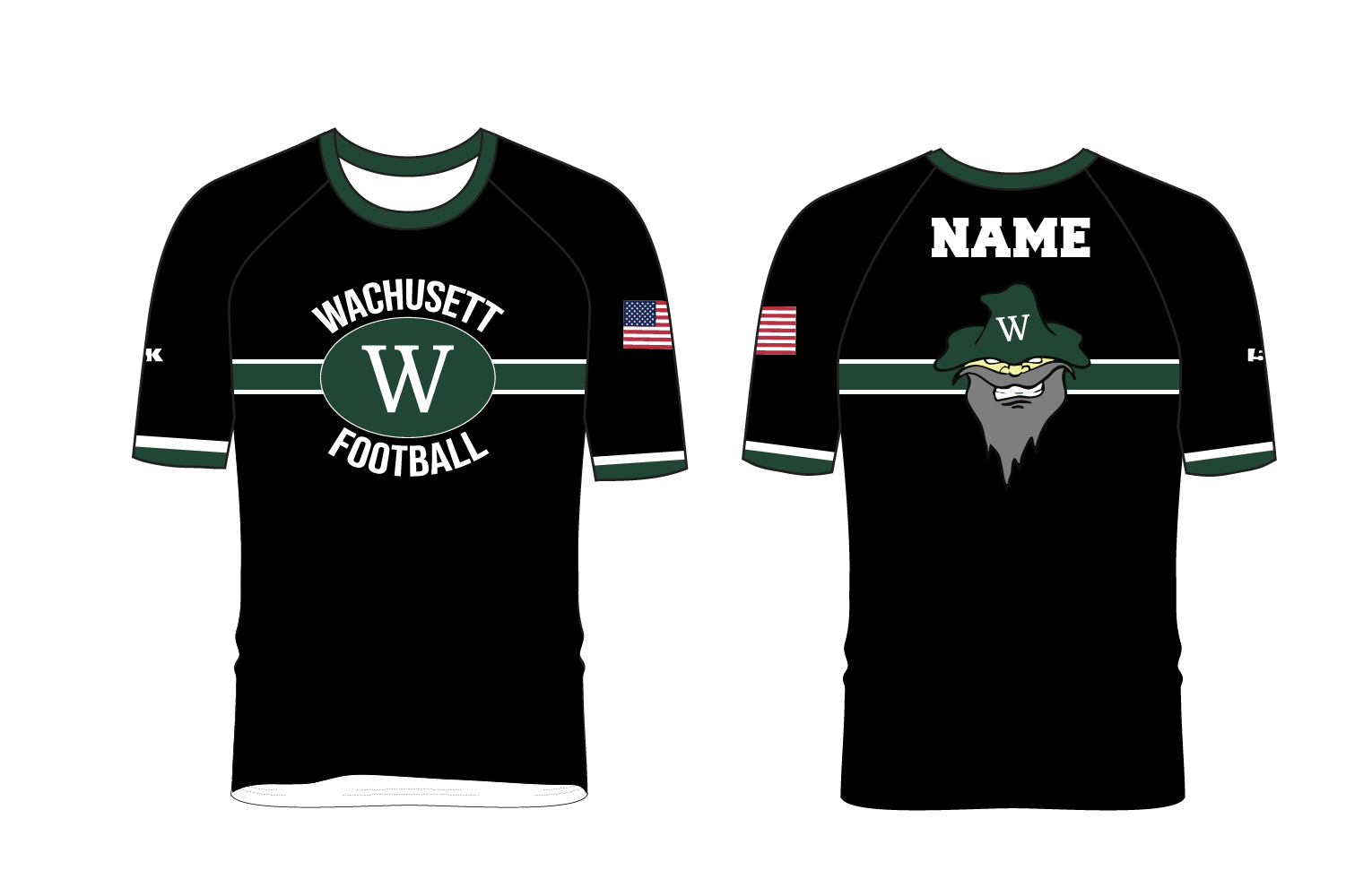 Wachusett Football Sublimated Practice Shirt