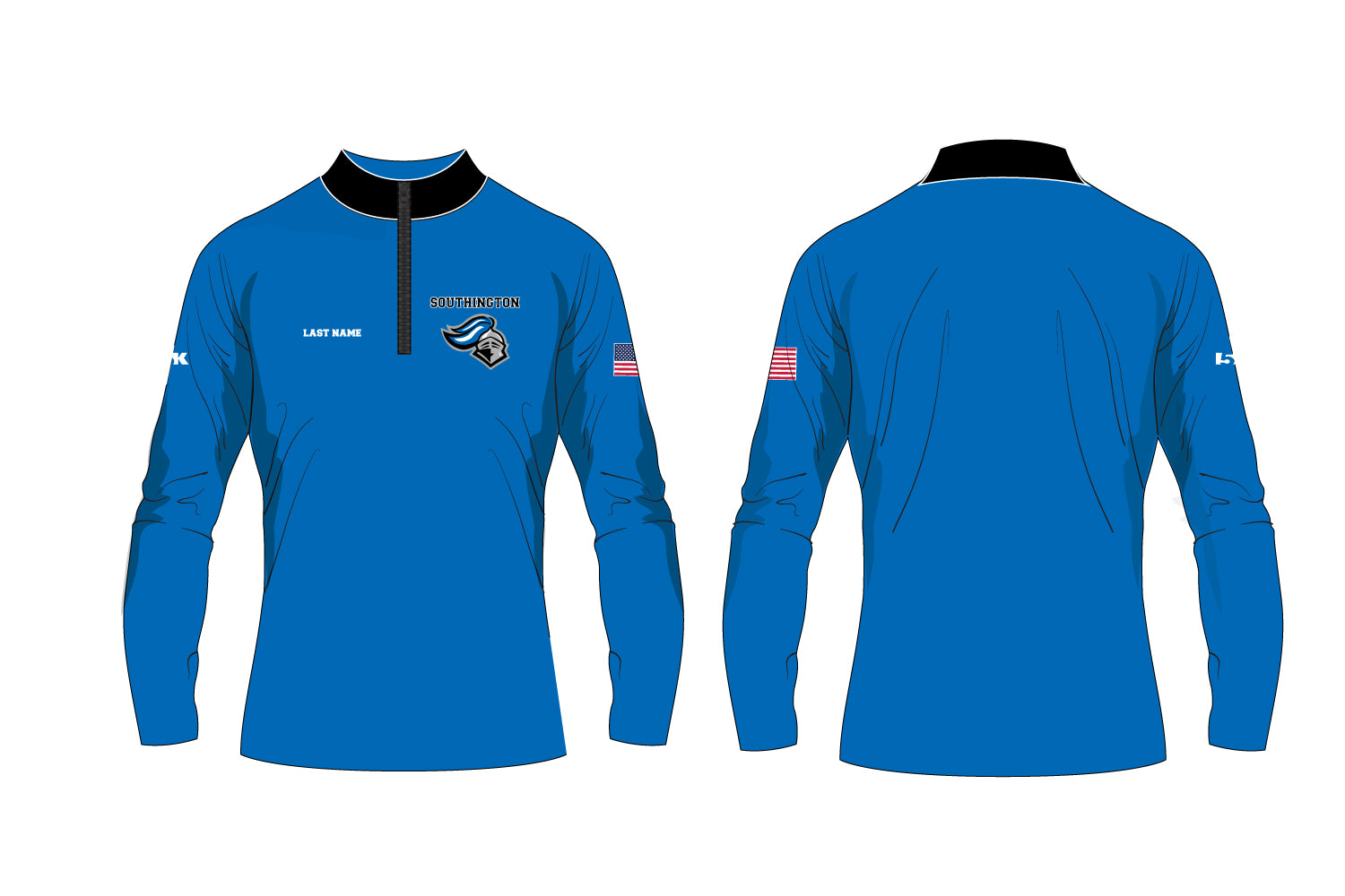 Southington Wrestling Sublimated Quarter Zip