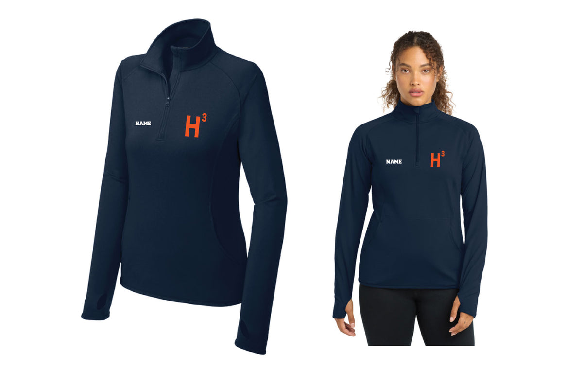H3 Field Hockey Women's Quarter Zip Pullover - Navy