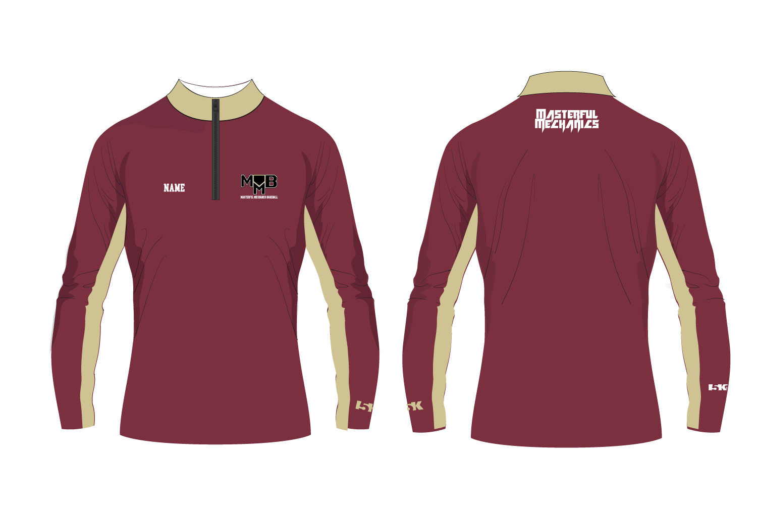Masterful Mechanics Baseball Sublimated Quarter Zip